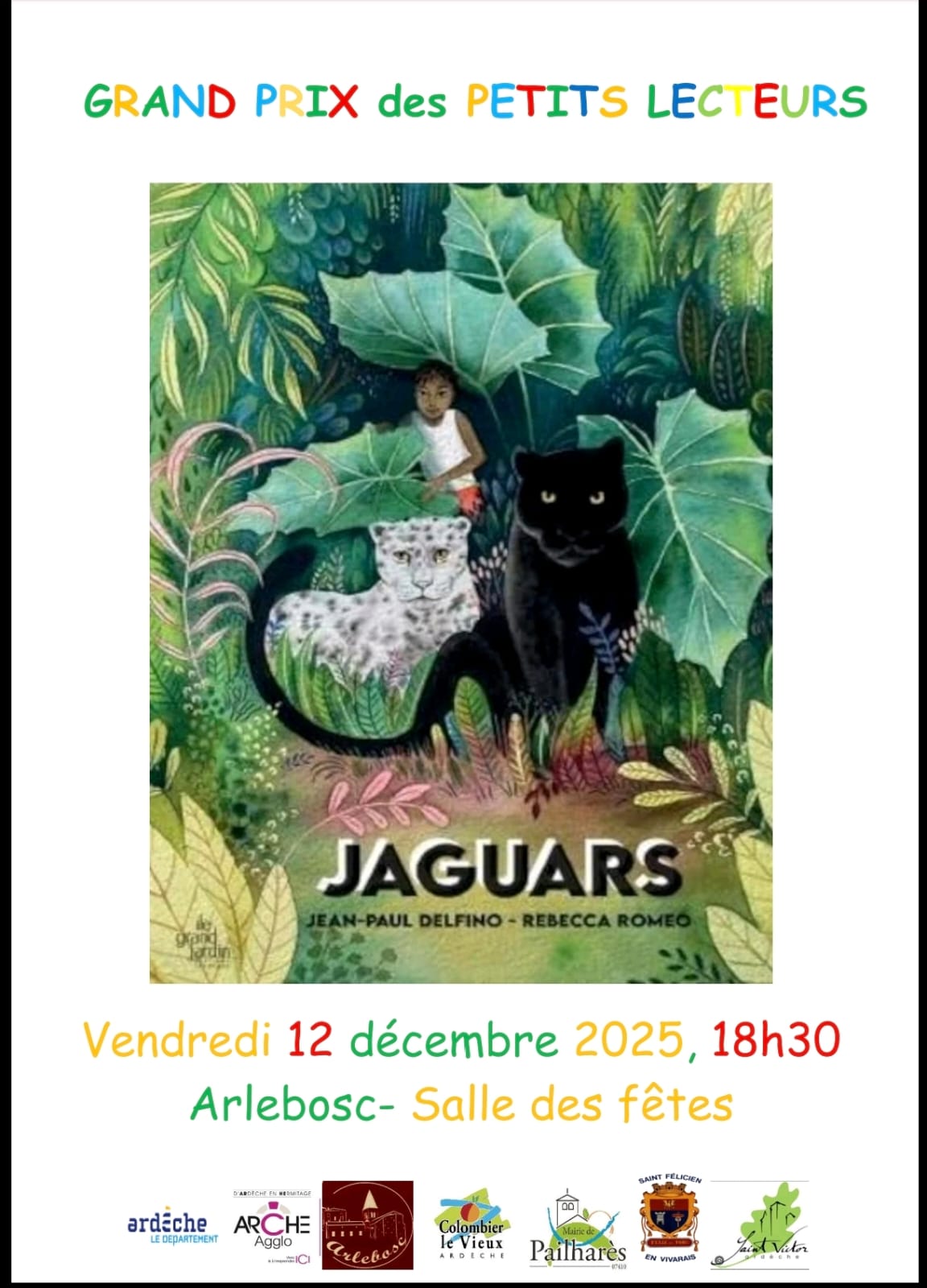 Grand prix des petits lecteurs à Arlebosc